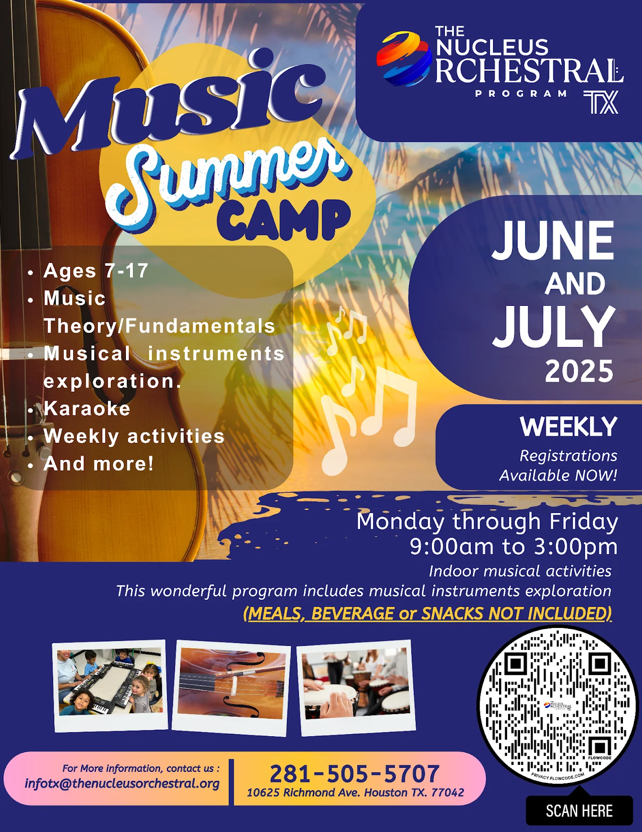 Summer Music Camp by The Nucleus Orchestral Program TX
